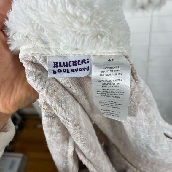 Blueberi Boulevard Girls Dress and Tweed Jacket size 4T - Picture 4 of 10